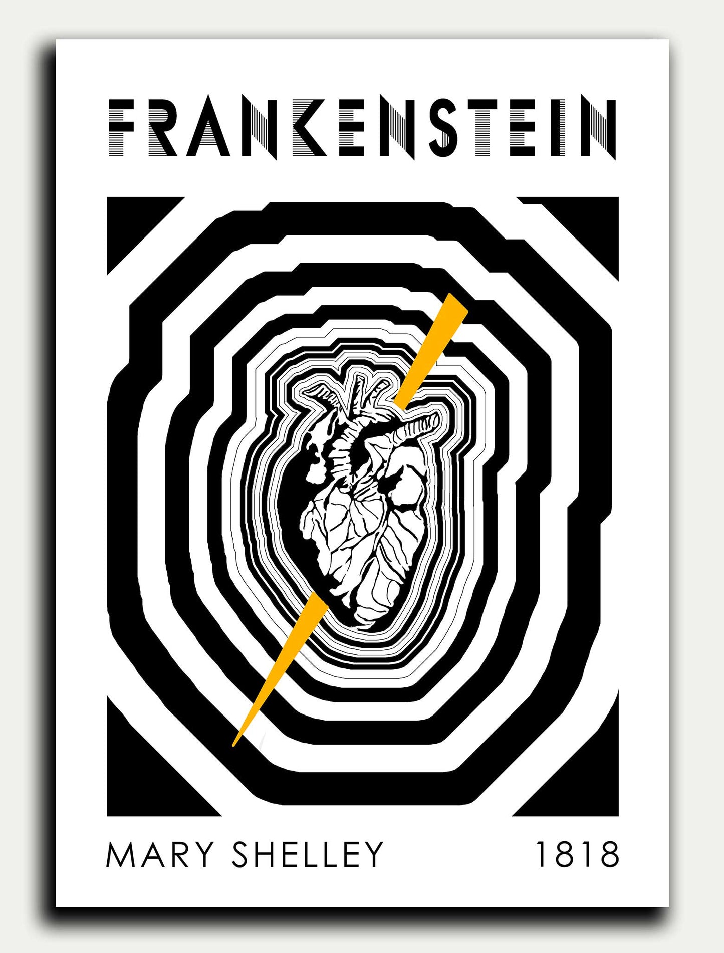 Frankenstein// Twisted Hearter Starter Greeting Card