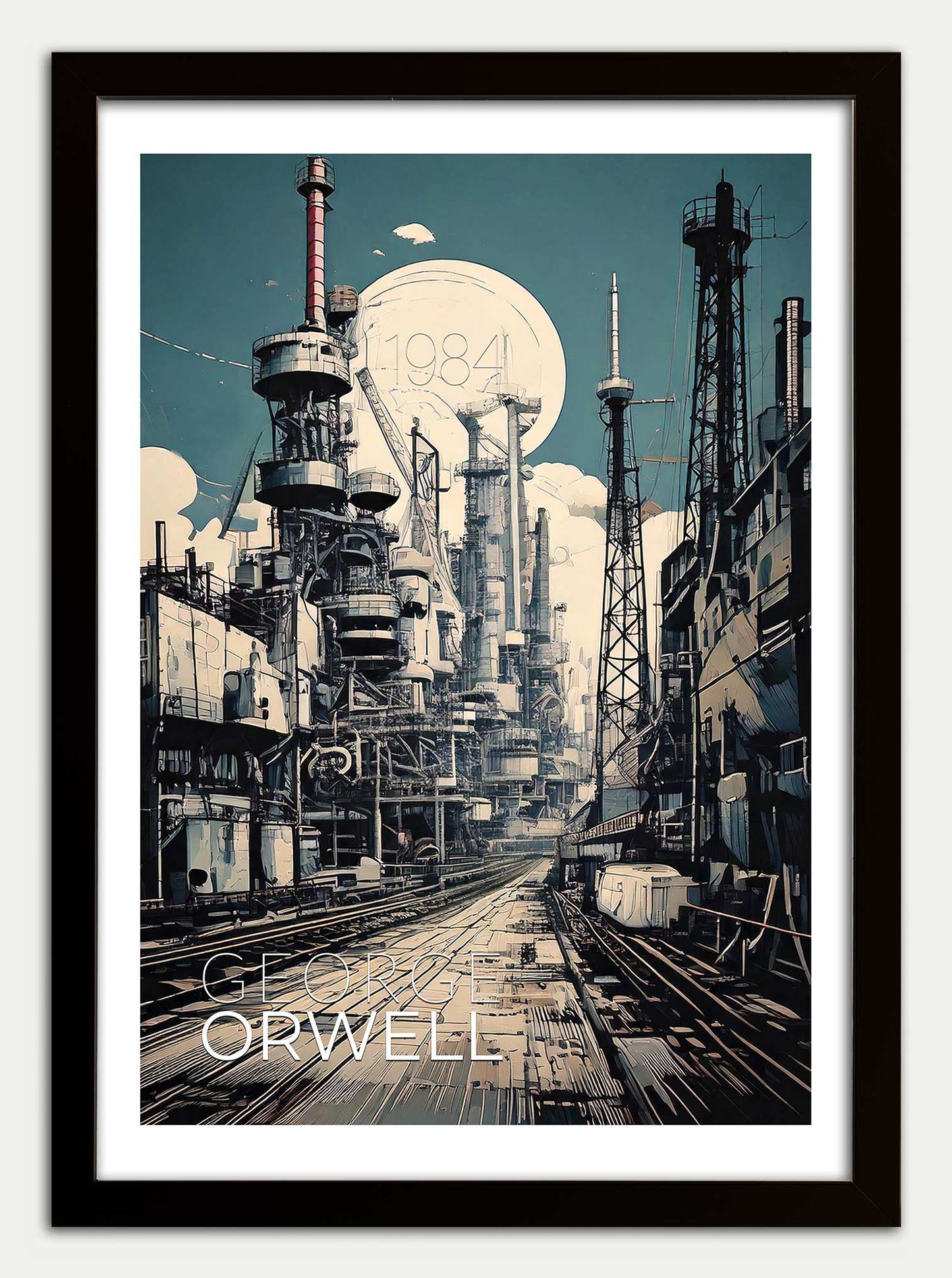 1984// "Blue Sky Industrial Hell" Fine Art Print