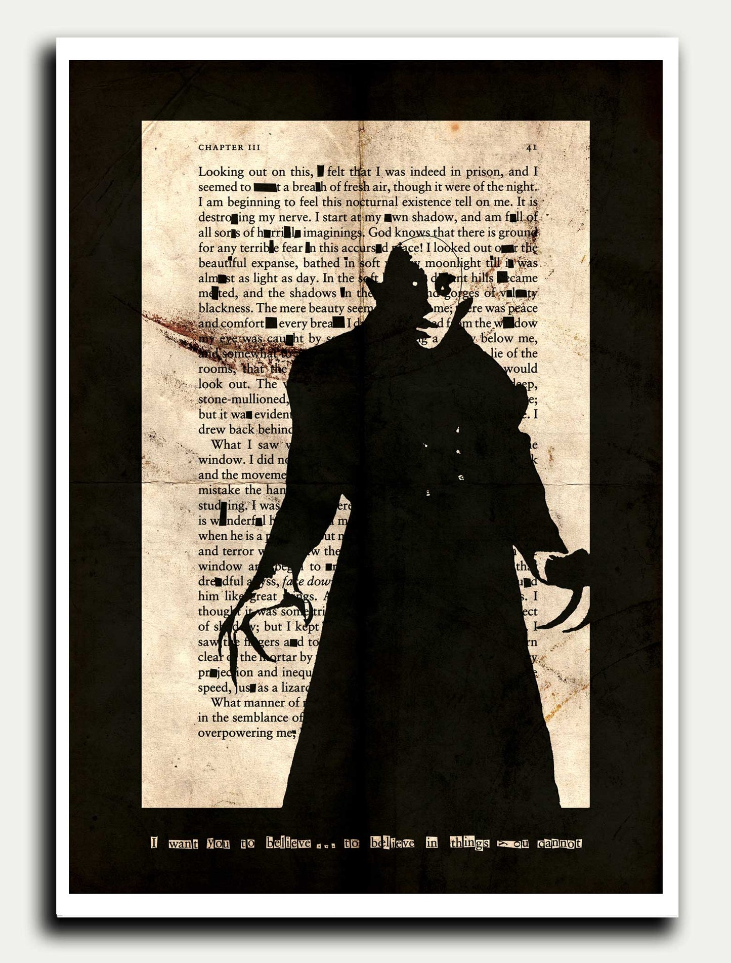 Dracula// "Nosferatu 41" Greeting Card