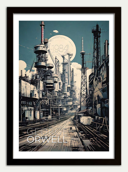 1984// "Blue Sky Industrial Hell" Fine Art Print