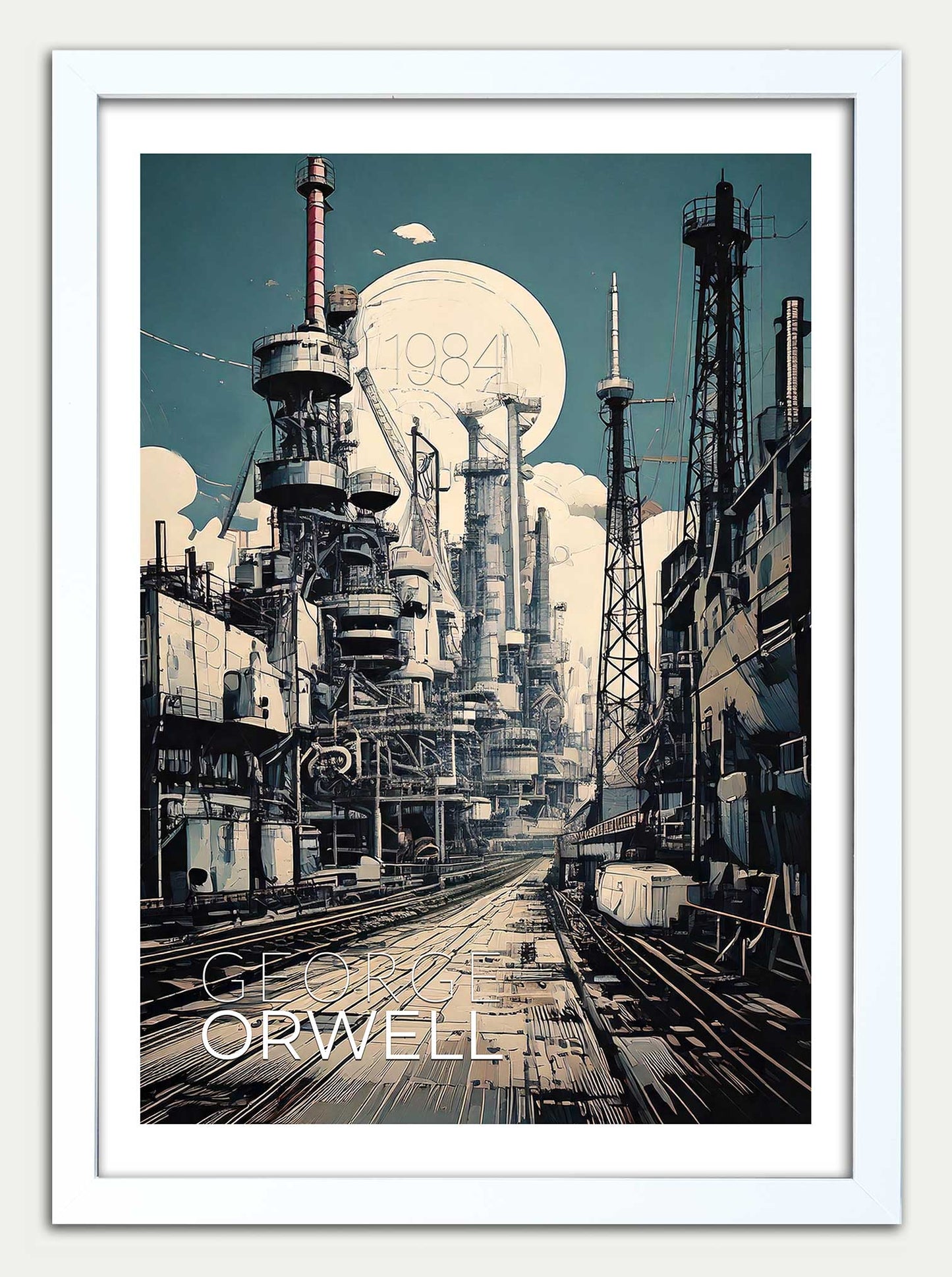 1984// "Blue Sky Industrial Hell" Fine Art Print
