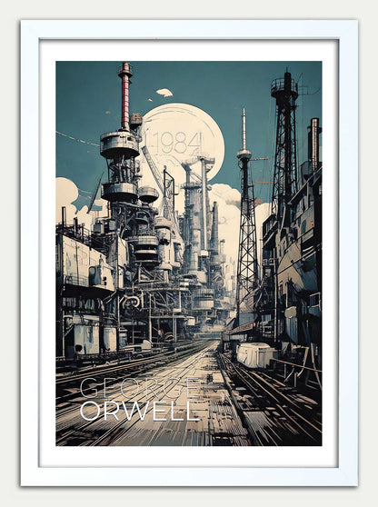 1984// "Blue Sky Industrial Hell" Fine Art Print