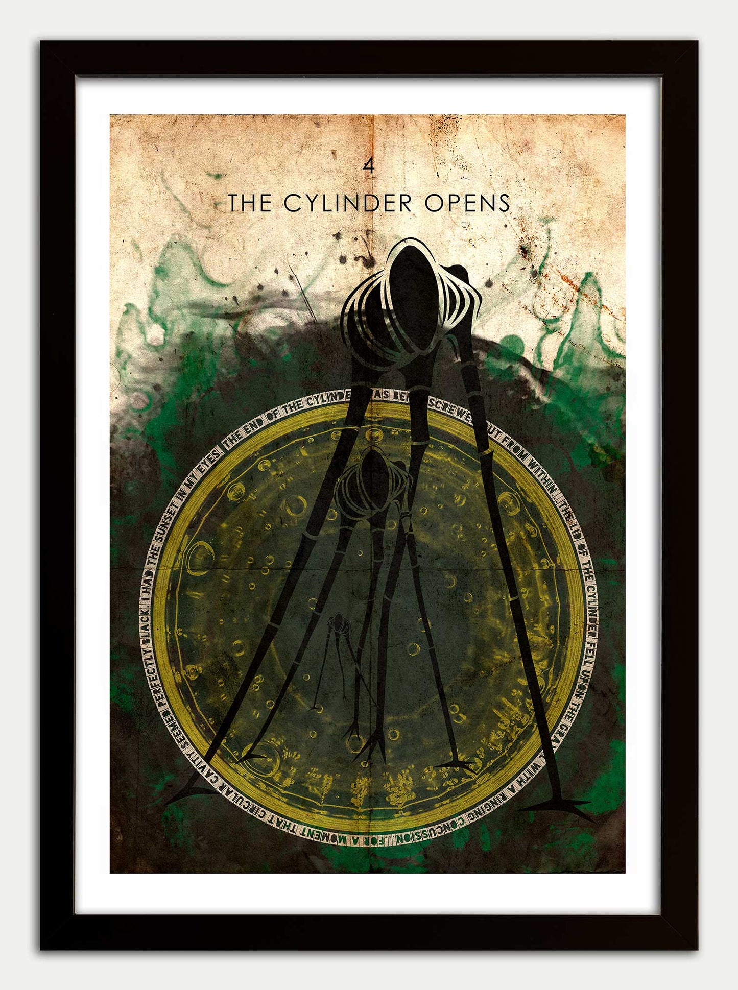 War of the Worlds// "The Cylinder Opens" Fine Art Print