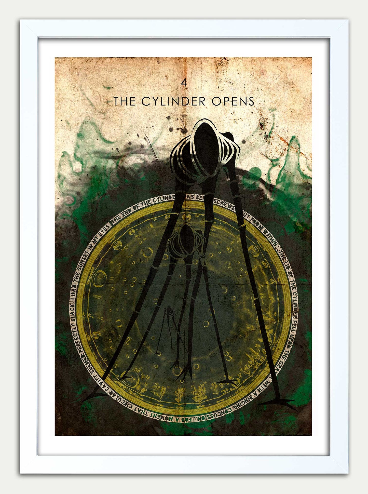 War of the Worlds// "The Cylinder Opens" Fine Art Print