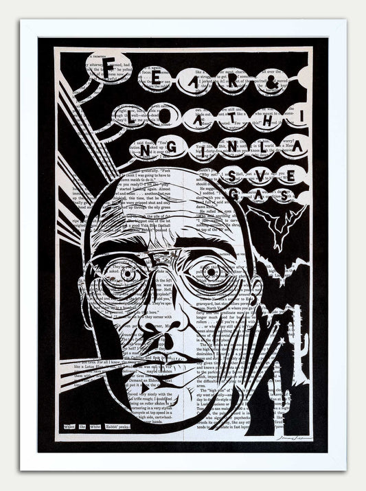 Fear and Loathing "When the White Rabbit Peaks" Fine Art Print