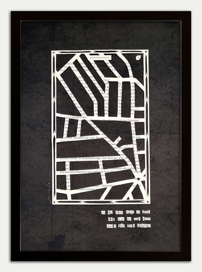 Brighton Rock "Seven Dials" Original Papercut Study