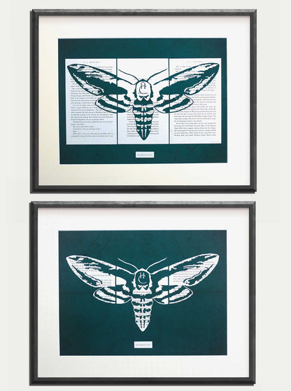 The Hemlock Cure// "Privet Hawk Moth" Original Double Artwork