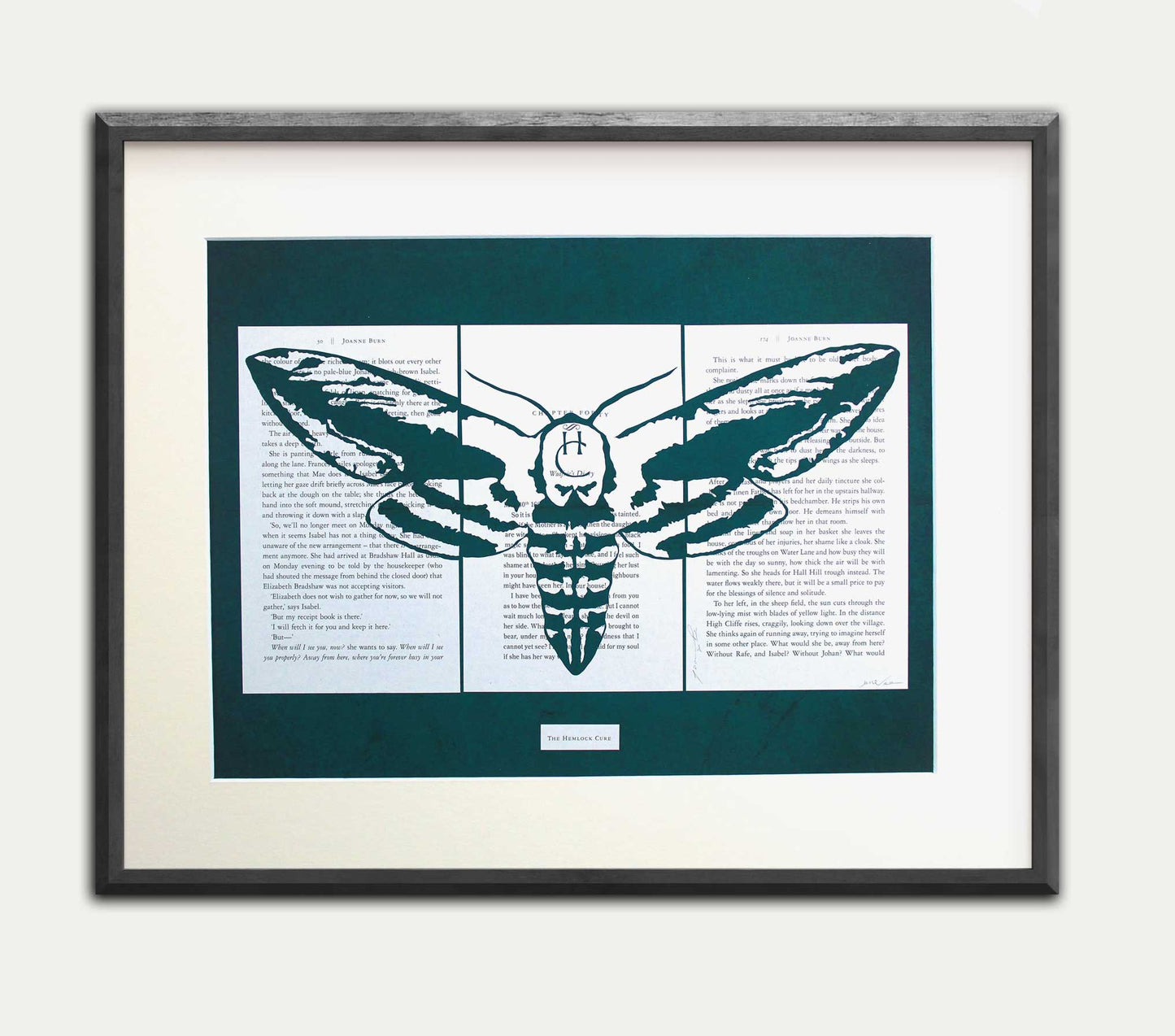 The Hemlock Cure// "Privet Hawk Moth" Original Double Artwork