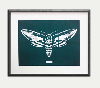 The Hemlock Cure// "Privet Hawk Moth" Original Double Artwork